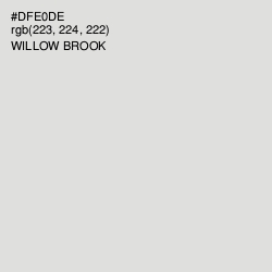 #DFE0DE - Willow Brook Color Image